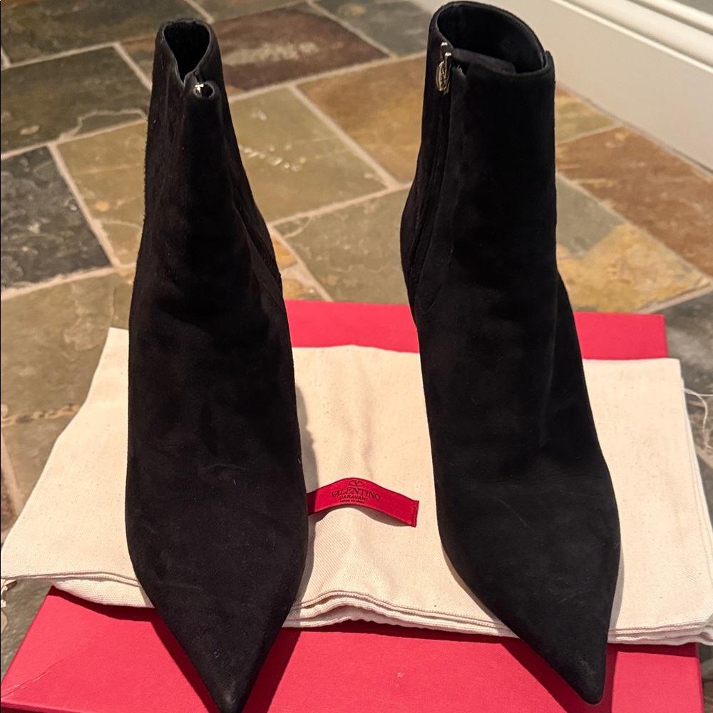 Valentino Garavani Black Ankle Boots